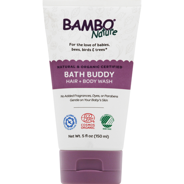 Body Lotions & Soap Bambo Nature Hair+Body Wash, Bath Buddy hero