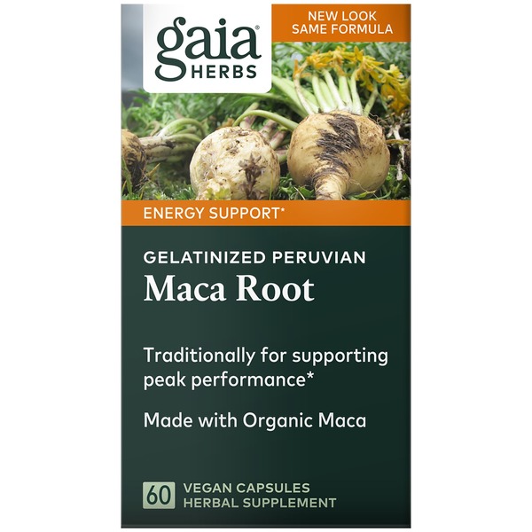 Herbs F-N Gaia Herbs Maca Root, Vegan Capsules hero