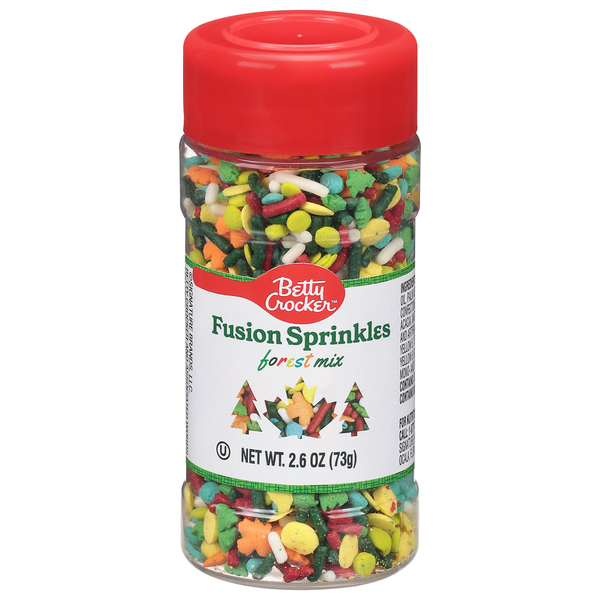 Baking Supplies & Decor Betty Crocker Fusion Sprinkles, Forest Mix hero