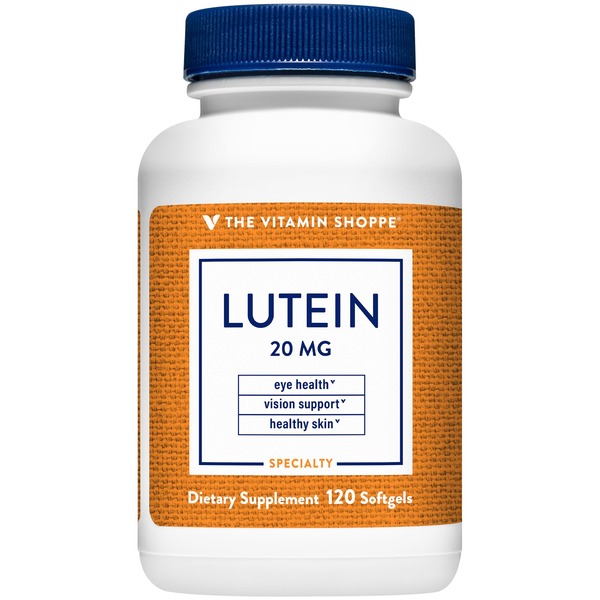 Other Supplements The Vitamin Shoppe Lutein 20 mg (120 Softgels) hero