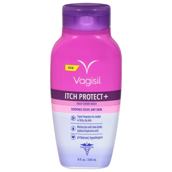 Feminine Care Vagisil Daily Creme Wash, Itch Protect hero