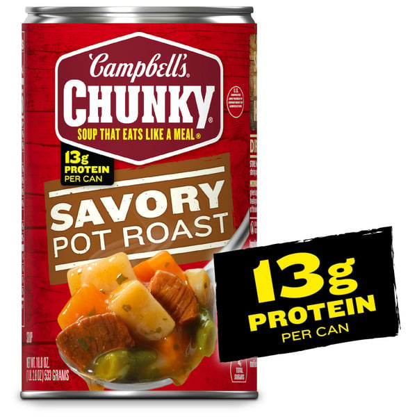 Soup, Broth & Bouillon Campbell's Savory Pot Roast Soup hero