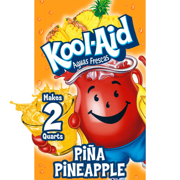 Cocoa & Drink Mixes Kool-Aid Unsweetened Pina-Pineapple Artificially Flavored Powdered Soft Drink Mix hero