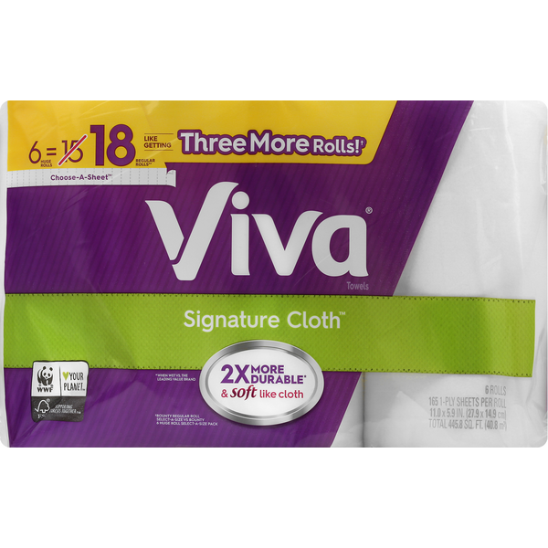 Paper Goods Viva Towels, Choose-A-Sheet, 1-Ply hero