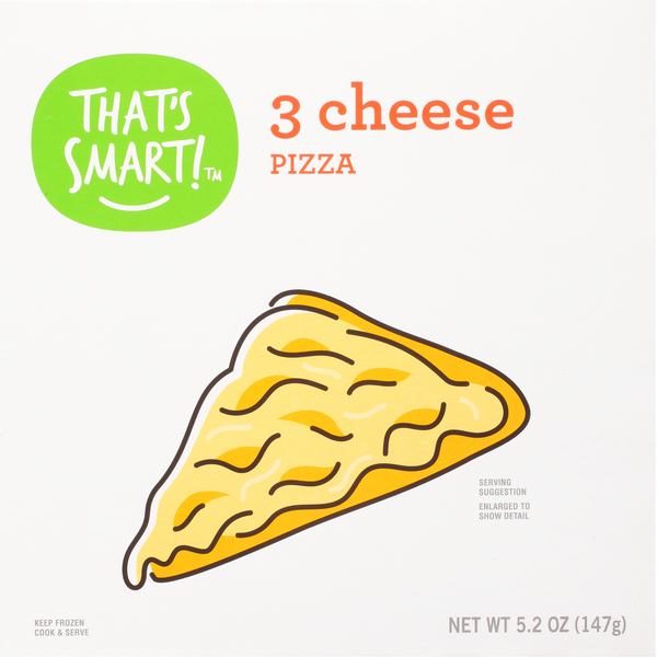 Frozen Pizza That's Smart! Pizza, 3 Cheese hero