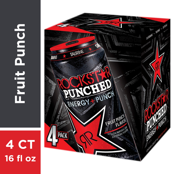 Energy & Sports Drinks Rockstar Energy Drink, Fruit Punch hero