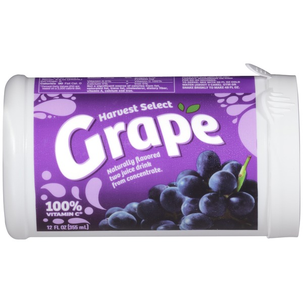 Juice & Nectars Select Harvest Grape Concentrate Juice Drink hero