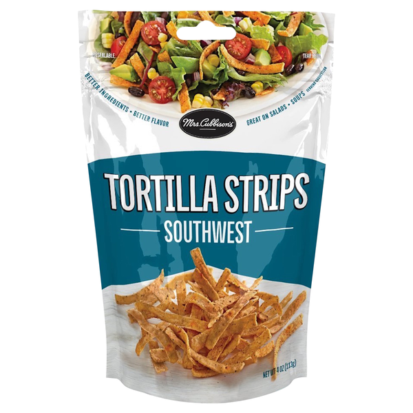 Salad Dressing & Toppings Mrs. Cubbison's Tortilla Strips, Southwest hero