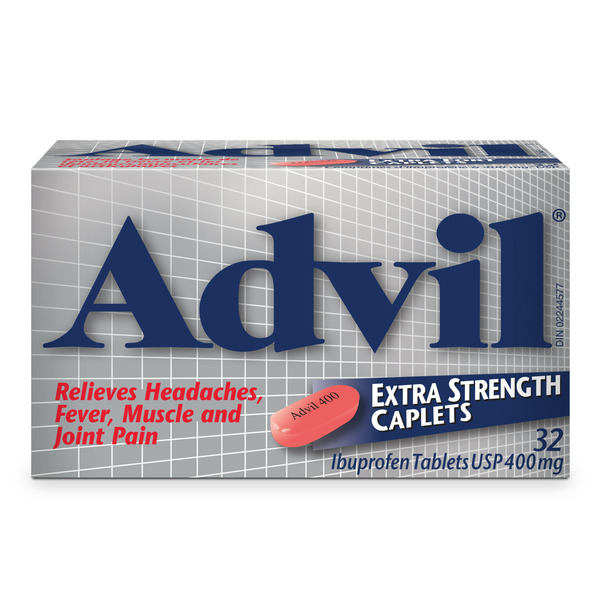 Pain Relievers Advil 400 Mg Caplets hero