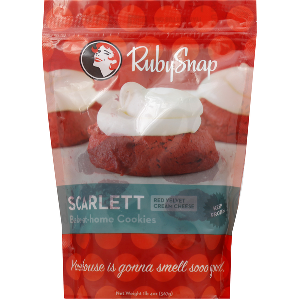 Frozen Dessert RubySnap Cookies, Bake-at-Home, Scarlett hero