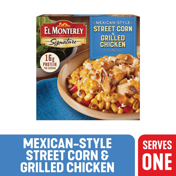 Prepared Meals El Monterey Street Corn & Grilled Chicken, Mexican Style hero