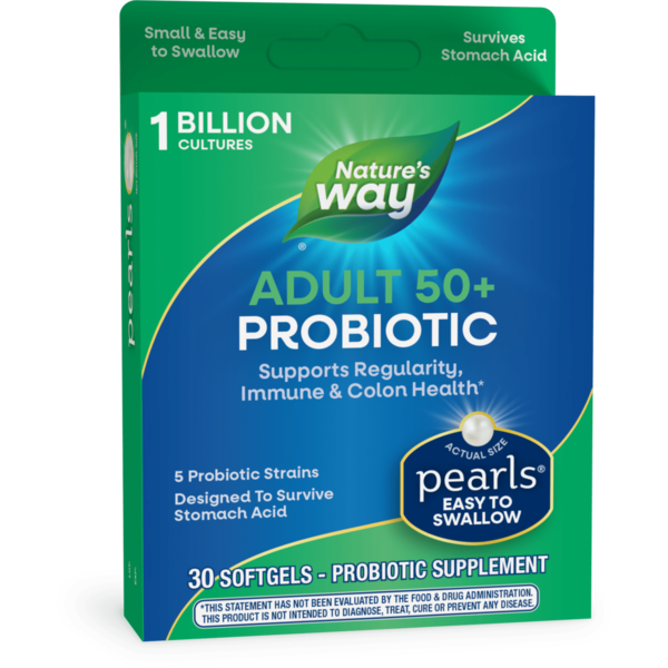 Digestion Nature's Way Probiotic Pearls® Adults 50+ hero