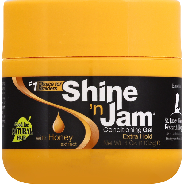 Hair Care Shine ’n Jam Conditioning Gel, with Honey Extract, Extra Hold hero