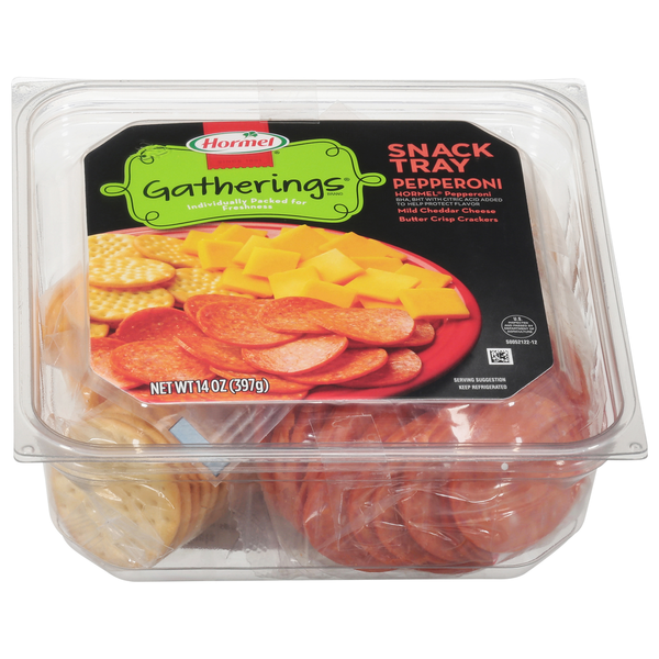 Lunch Meat Hormel Snack Tray, Pepperoni hero