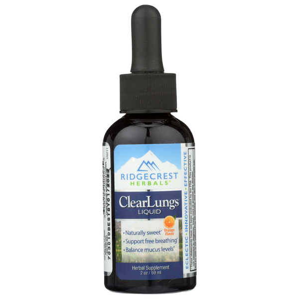 Vitamins & Supplements Ridgecrest Herbals ClearLungs Clearlungs Liquid hero