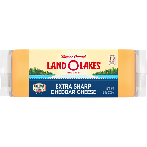 Packaged Cheese Land O Lakes Extra Sharp Cheddar Cheese Chunk hero