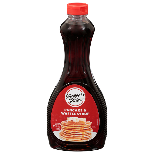 Honeys, Syrups & Nectars Shoppers Value Syrup, Pancake & Waffle hero