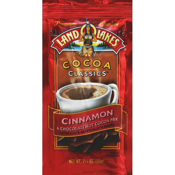 Cocoa & Drink Mixes Land O Lakes Hot Cocoa Mix, Cinnamon & Chocolate hero