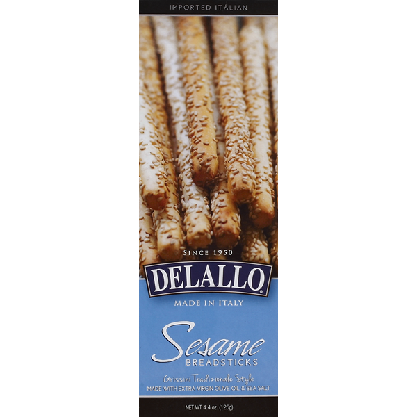 Crackers DeLallo Breadsticks, Sesame hero