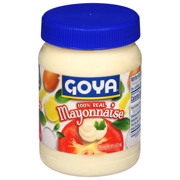 Condiments Goya Mayonnaise, 100% Real hero