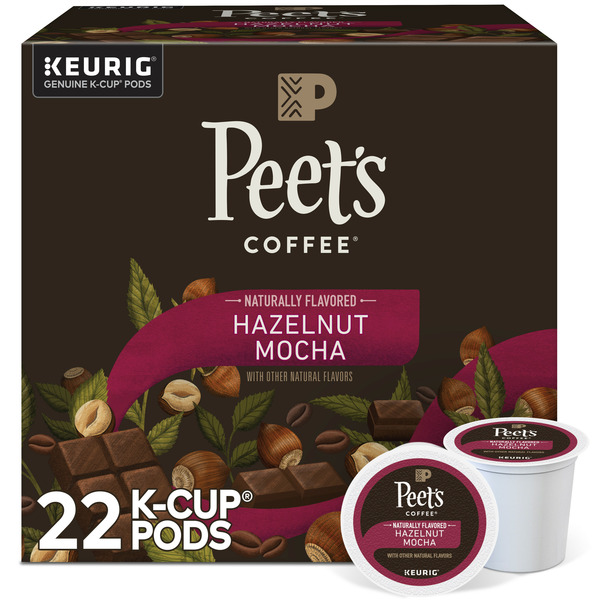 Coffee Peet's Coffee Hazelnut Mocha K-Cup Pods hero