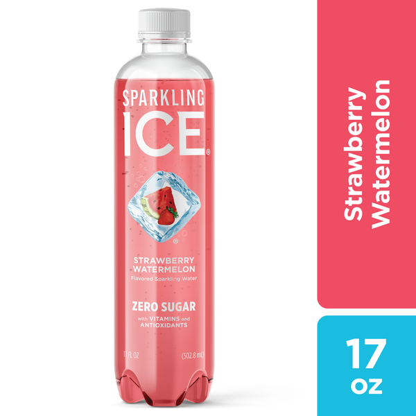 Sparkling & Seltzer Water Sparkling Ice® Strawberry Watermelon Sparkling Water, Zero Sugar hero