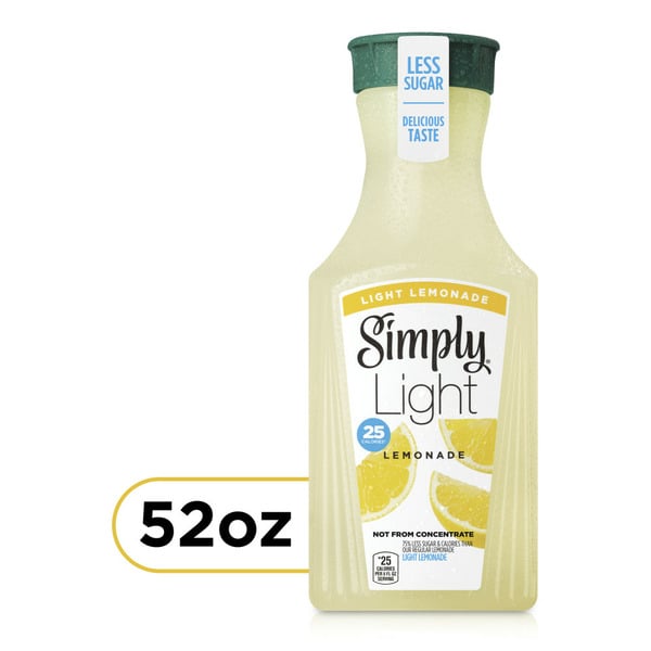 Refrigerated Simply Light Lemonade, Non-Gmo hero