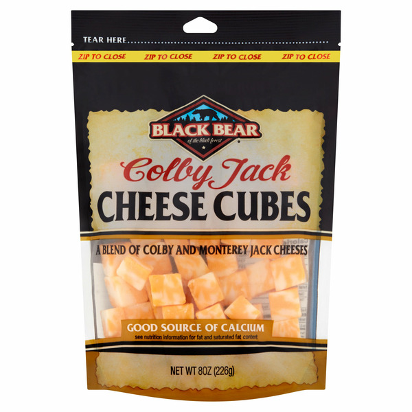 Black Bear Colby Jack Cheese Cubes hero