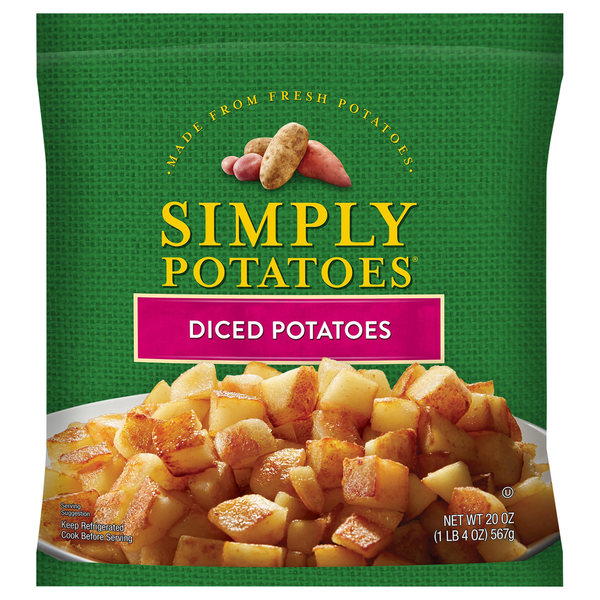 Packaged Vegetables & Fruits Simply Potatoes Potatoes, Diced hero