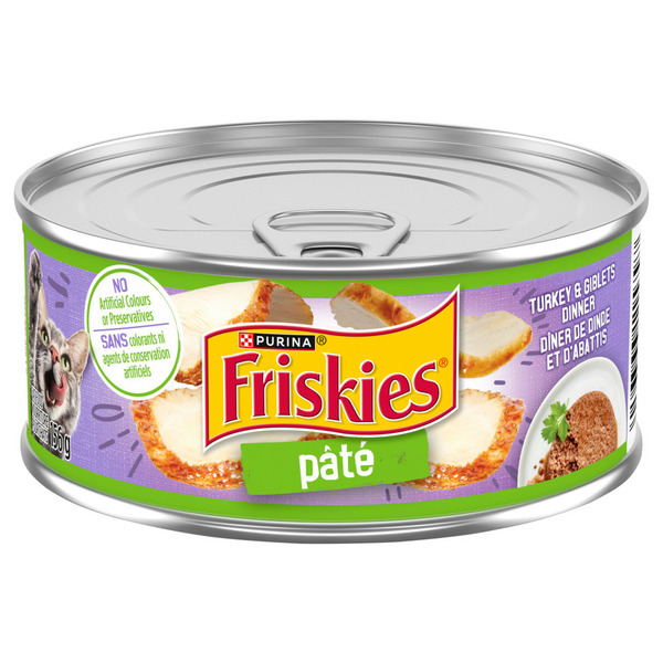 Cat Food & Care Purina Friskies Pâté Turkey & Giblets Dinner hero