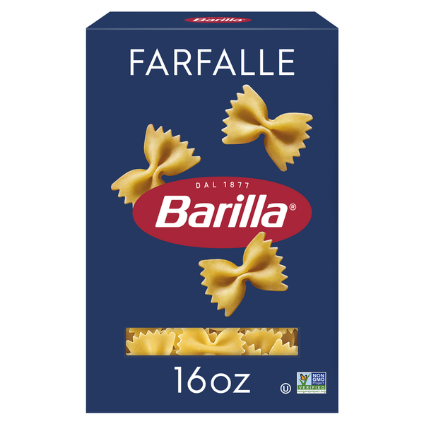 Dry Pasta Barilla Farfalle - Non-GMO Pasta Made with Durum Wheat Semolina & Kosher Certified hero