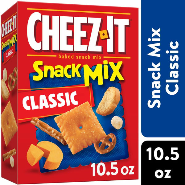 Crackers Cheez-It Snack Mix, Lunch Snacks, Cheese Snacks, Classic hero