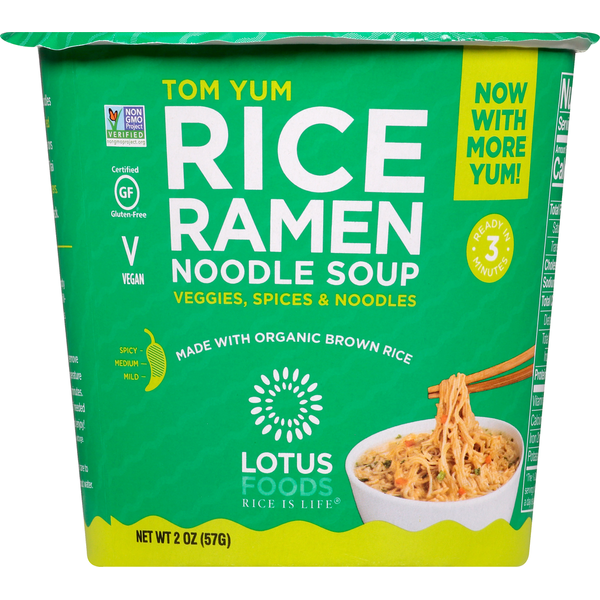 Asian Foods Lotus Foods Rice Ramen, Tom Yum, Mild hero