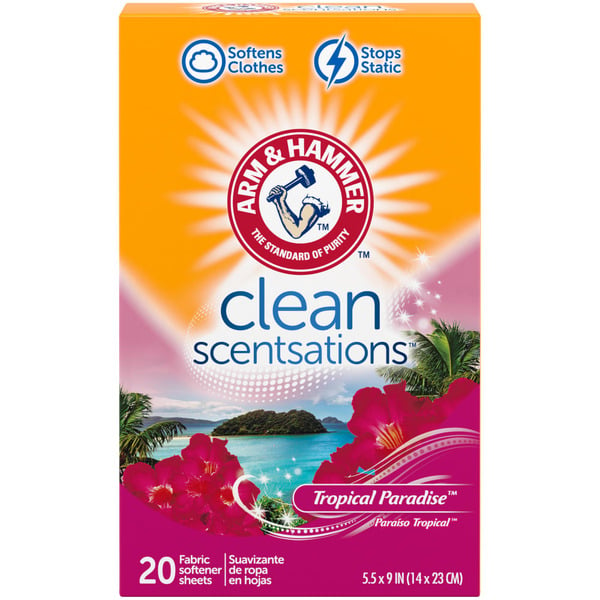 Laundry Arm & Hammer Fabric Softener Sheets hero