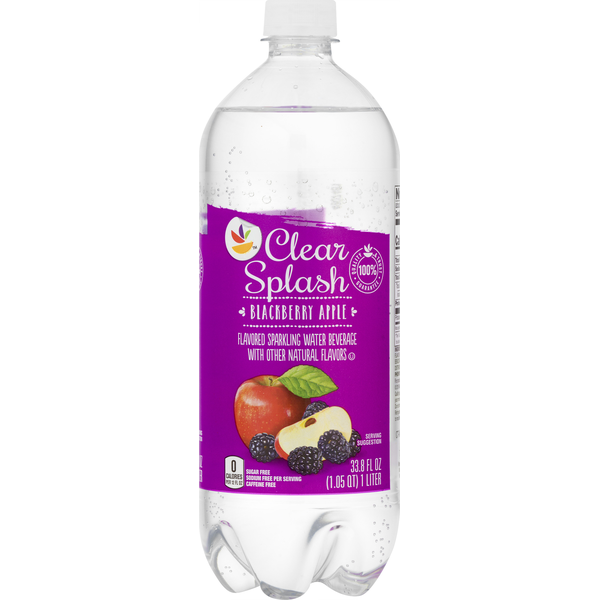 Juice & Nectars Store Brand Water Beverage, Sparkling, Blackberry Apple hero