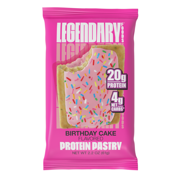 Legendary Foods Protein Pastry, Birthday Cake hero