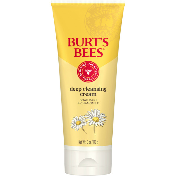 Face, Ear, Eye & Lip Care Burt's Bees Deep Cleansing Cream with Soap Bark and Chamomile, 98.9% Natural Origin hero