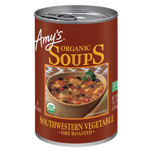 Soup, Broth & Bouillon Amy's Kitchen Organic Fire Roasted Southwestern Vegetable Soup hero