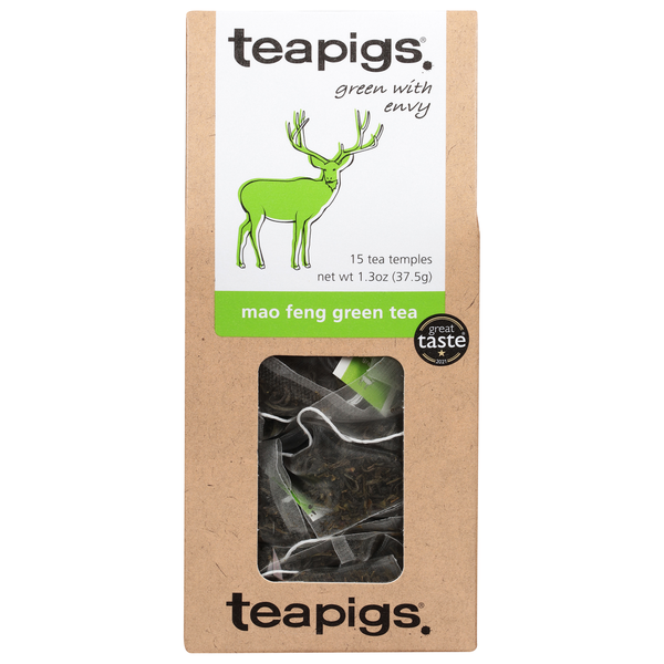 Tea teapigs Green Tea, Mao Feng, Tea Temples hero