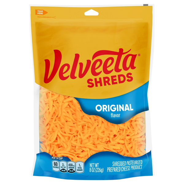 VELVEETA Shredded Cheese, Original Flavor hero