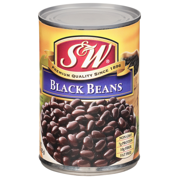 Canned Meals & Beans S&W Black Beans hero