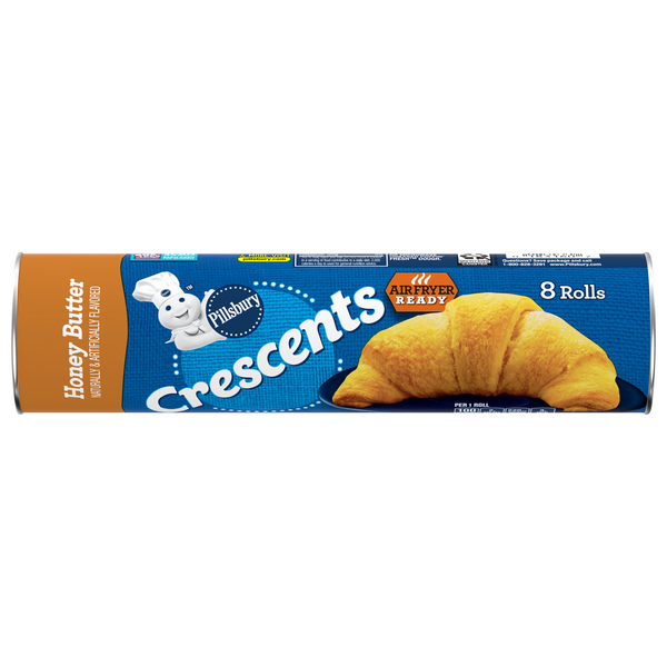 Refrigerated Dough & Biscuits Pillsbury Crescents, Honey Butter hero