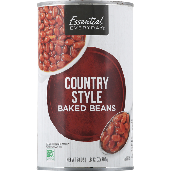 Canned Meals & Beans Essential Everyday Baked Beans, Country Style hero