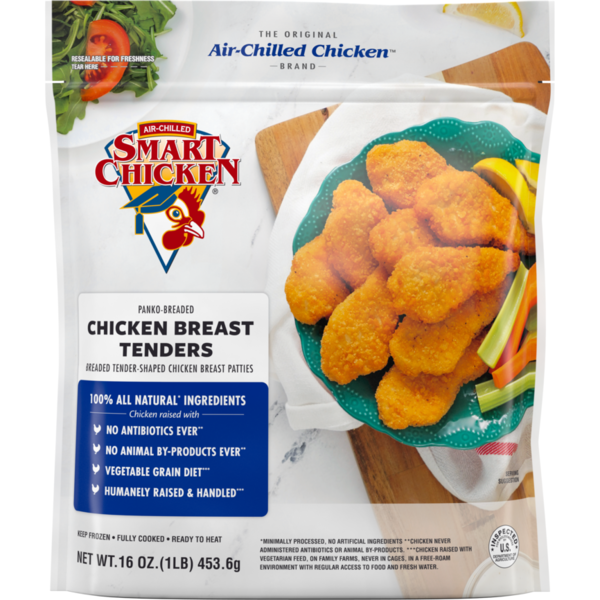 Packaged Poultry Smart Chicken Fully Cooked Panko Chicken Tenders hero