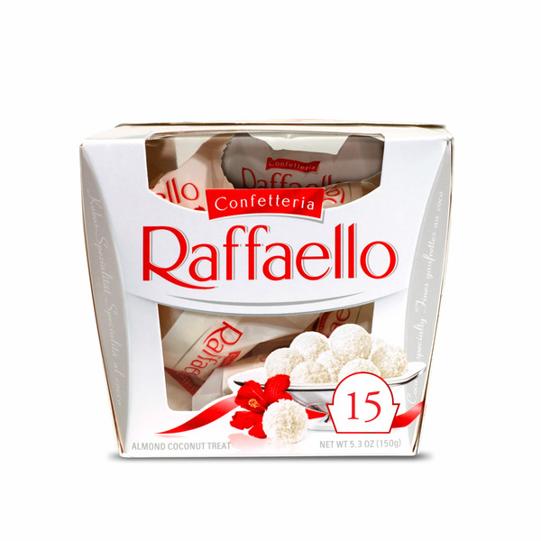 Candy & Chocolate Raffaello Premium Gourmet White Almond, Cream and Coconut Confections for Gifting hero