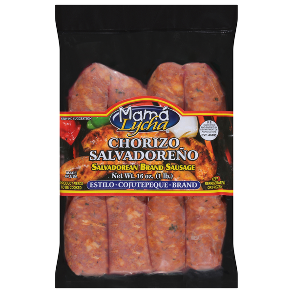 Hot Dogs, Bacon & Sausage Mamá Lycha Sausage, Salvadorean Brand hero