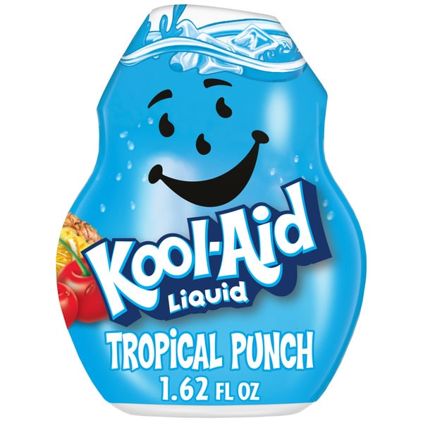 Cocoa & Drink Mixes Kool-Aid Liquid Tropical Punch Naturally Flavored Soft Drink Mix hero