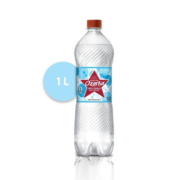 Water, Seltzer & Sparkling Water Ozarka Sparkling Water, Simply Bubbles hero