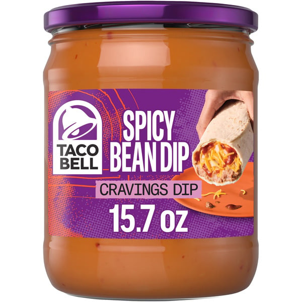 Fresh Dips & Tapenades Taco Bell Spicy Bean Dip Cravings Dip hero