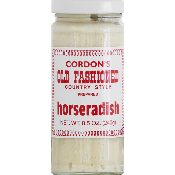 Condiments Cordon's Horseradish, Old Fashioned, Country Style, Prepared hero